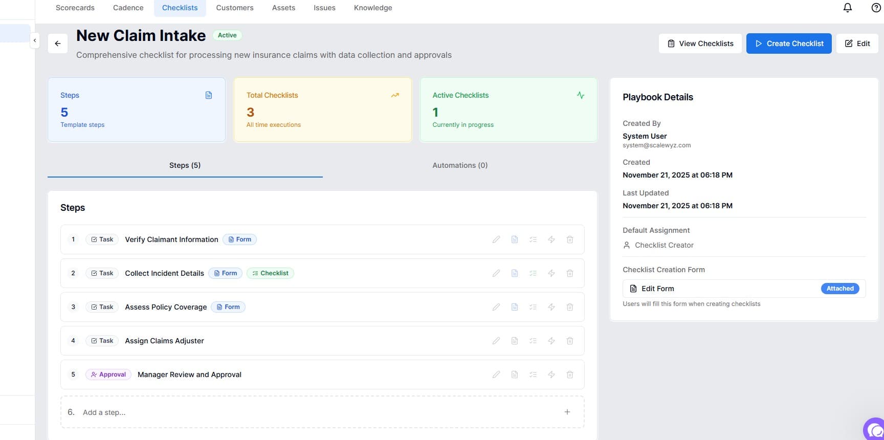 Cleaning Workflow Playbook