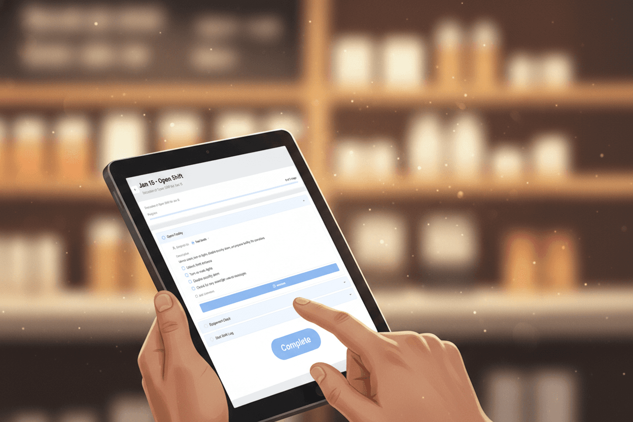 Opening Shift Checklist Explainer Video Thumbnail